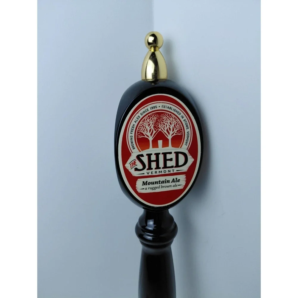 The SHED Brewery - MOUNTAIN ALE Vermont Beer Bar TAP HANDLE KNOB 14.5